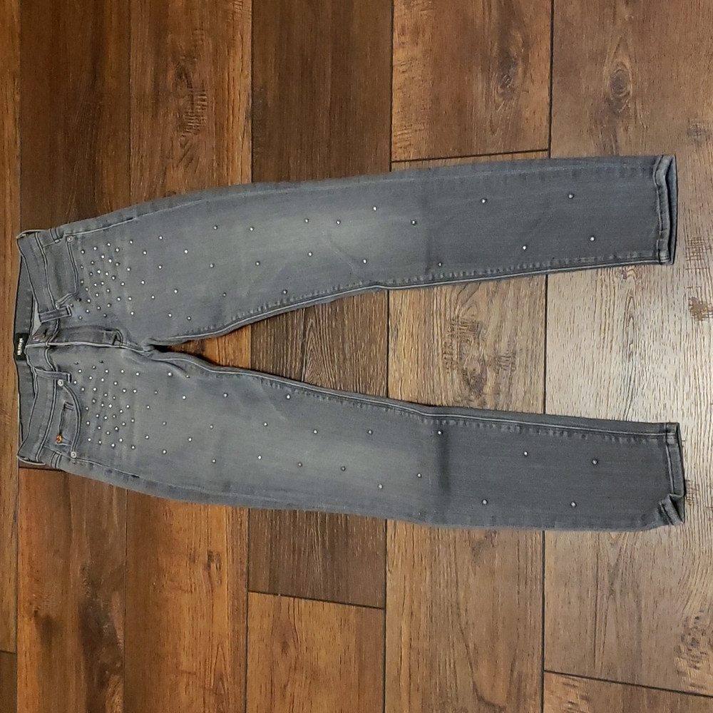 Hudson studded skinny jeans